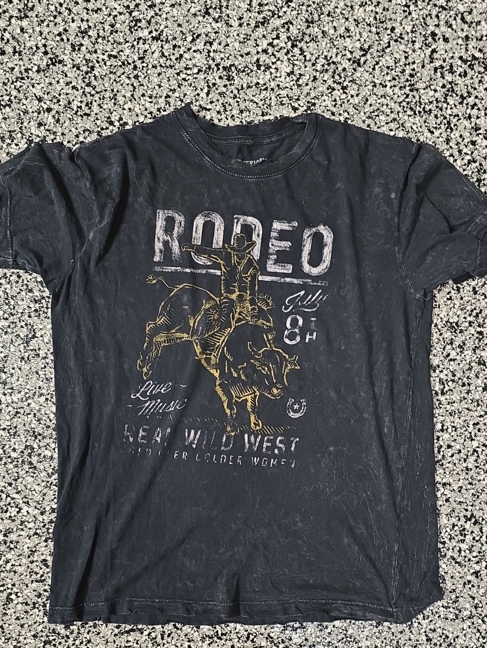 Black Rodeo Graphic Short Sleeve Tee